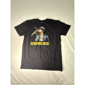 2017 Bruno Mars 24K Magic World Tour Tee Shirt Men’s MEDIUM